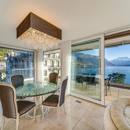 Luxury Penthouse In With View By Guestlee Apartamento Montreux